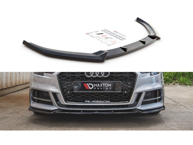 Peça - Spoiler / Lip Dianteiro V1 Para Audi S3 / A3 S-Line 8V Berli