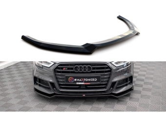 SPOILER / LIP DIANTEIRO V2 PARA AUDI S3 / A3 S-LINE SPORTBACK 8V 2016-2019