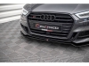 SPOILER / LIP DELANTERO V2 PARA AUDI S3 / A3 S-LINE SPORTBACK 8V 2016-2019