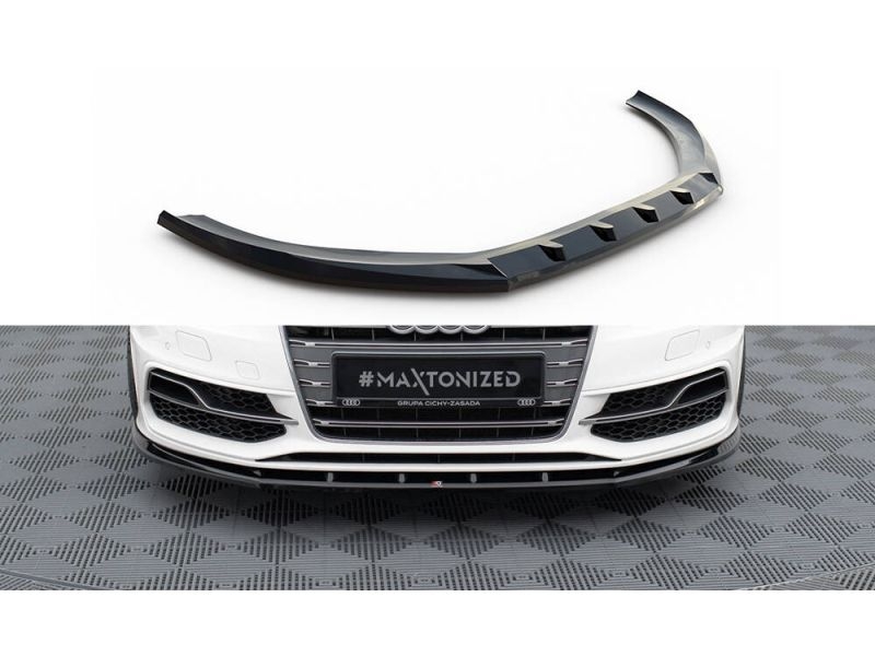 Peça - Spoiler / Lip Dianteiro V1 Para Audi S3 / A3 S-Line 8V 2013-