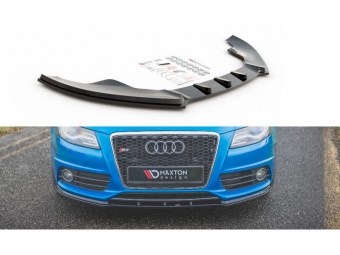 SPOILER / LIP DIANTEIRO V1 PARA AUDI S4 / A4 S-LINE B8 2008-2011