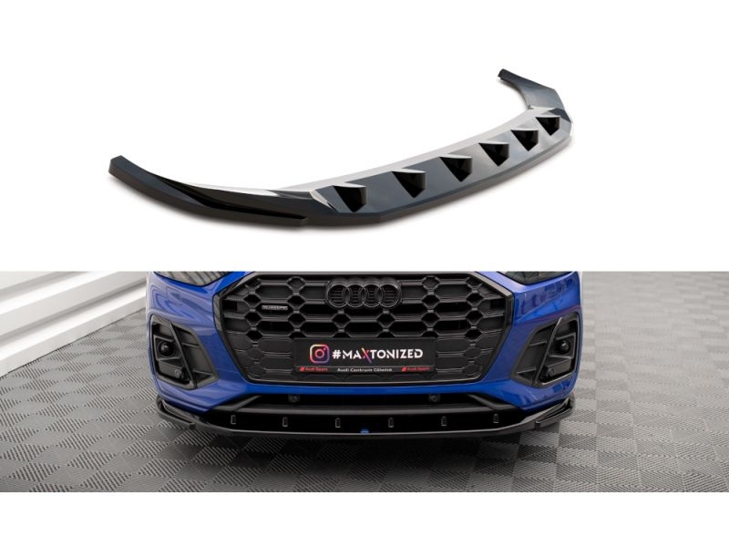 Peça - Spoiler / Lip Dianteiro V2 Para Audi Sq5 / Q5 S-Line Suv/Spo