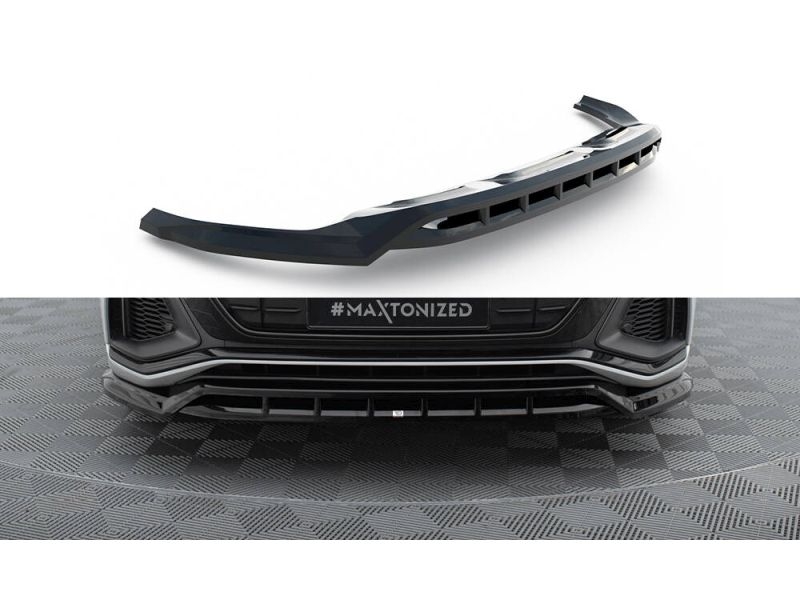 Peça - Spoiler / Lip Dianteiro V2 Para Audi Sq8 / Q8 S-Line Mk1 201