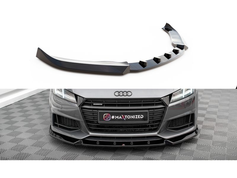 Peça - Spoiler / Lip Dianteiro V2 Para Audi Tt S / Tt S-Line 8S 201