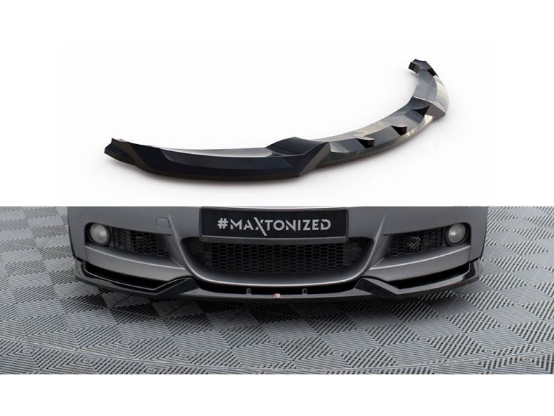 Peça - Spoiler / Lip Dianteiro V1 Para Bmw Serie 1 Pack M E82/E88 2