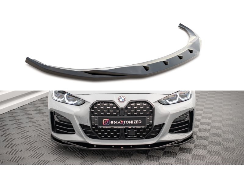 Peça - Spoiler / Lip Dianteiro V3 Para Bmw Serie 4 / I4 G26 Pack M 