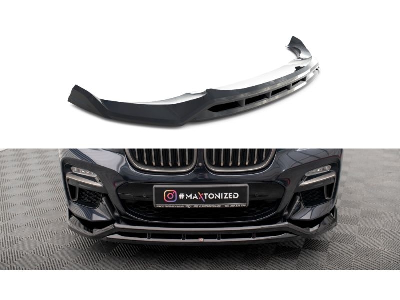 Peça - Spoiler / Lip Dianteiro V2 Para Bmw X4 Pack M G02 2018-2021