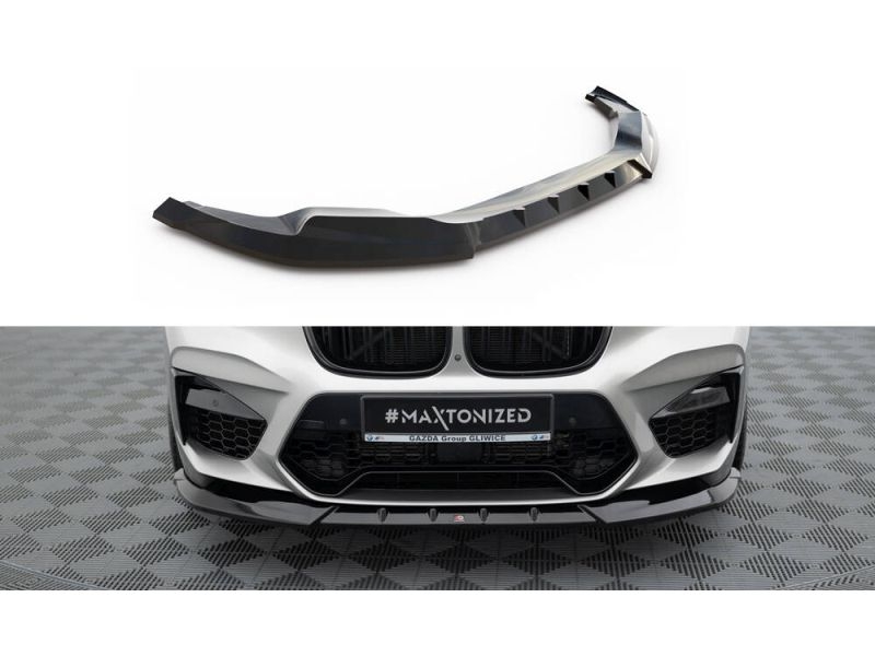 Peça - Spoiler / Lip Dianteiro V1 Para Bmw X4 M F98 2019-2021