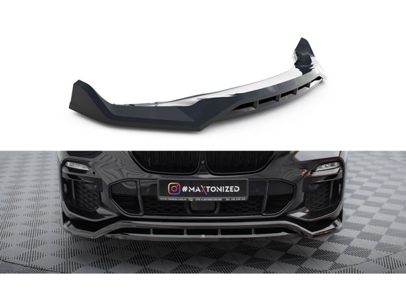 Peça - Spoiler / Lip Dianteiro V2 Para Bmw X5 Pack M G05 2018-2023