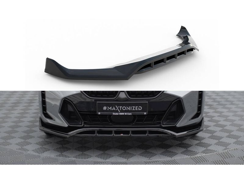 Peça - Spoiler / Lip Dianteiro V2 Para Bmw X6 Pack M G06 2023-