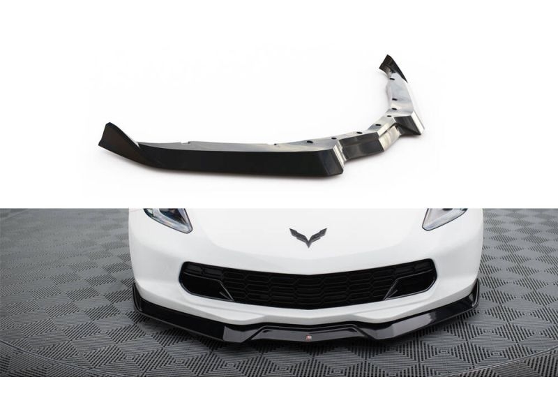 Peça - Spoiler / Lip Dianteiro V2 Para Chevrolet Corvette C7 2013-2