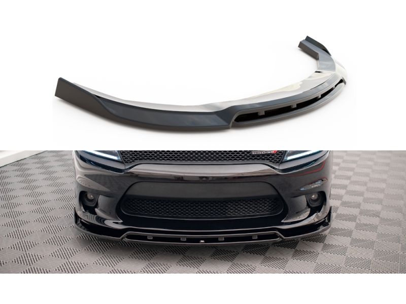 Peça - Spoiler / Lip Dianteiro V1 Para Dodge Charger Srt Mk7 2014-2