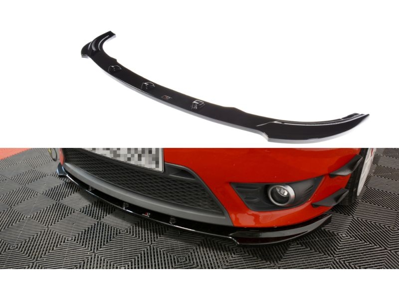 Peça - Spoiler / Lip Dianteiro V1 Para Ford Fiesta St Mk6 2004-2008