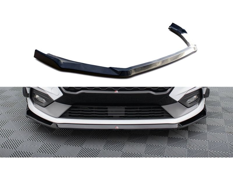 Peça - Spoiler / Lip Dianteiro V5 Para Ford Fiesta Mk8 St / St-Line