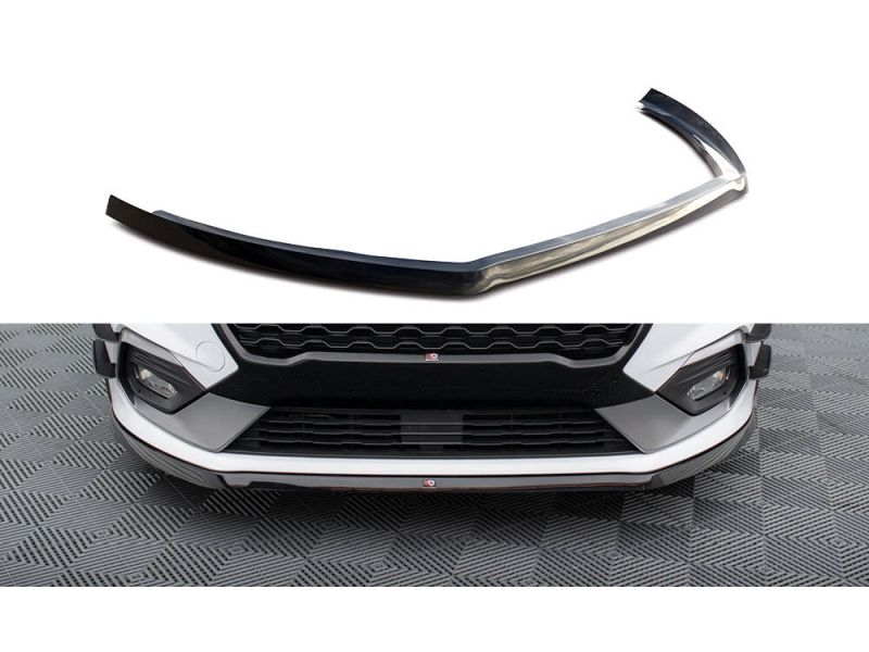 Peça - Spoiler / Lip Dianteiro V6 Para Ford Fiesta Mk8 St / St-Line