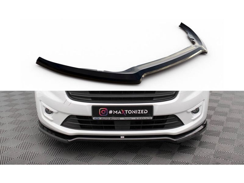 Peça - Spoiler / Lip Dianteiro V1 Para Ford Transit Connect Mk2 201