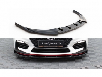 SPOILER / LIP DIANTEIRO V5 PARA HYUNDAI I30 N MK3 HATCHBACK/ FASTBACK 2017-