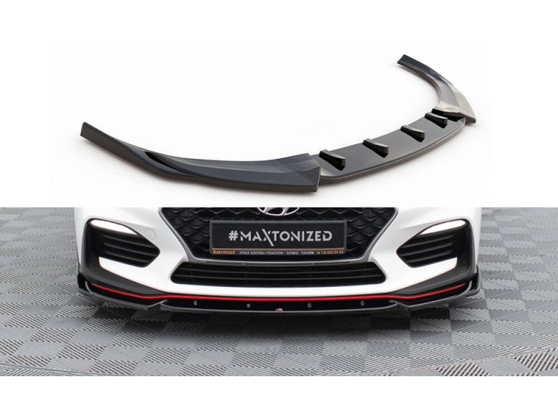 Peça - Spoiler / Lip Dianteiro V5 Para Hyundai I30 N Mk3 Hatchback/