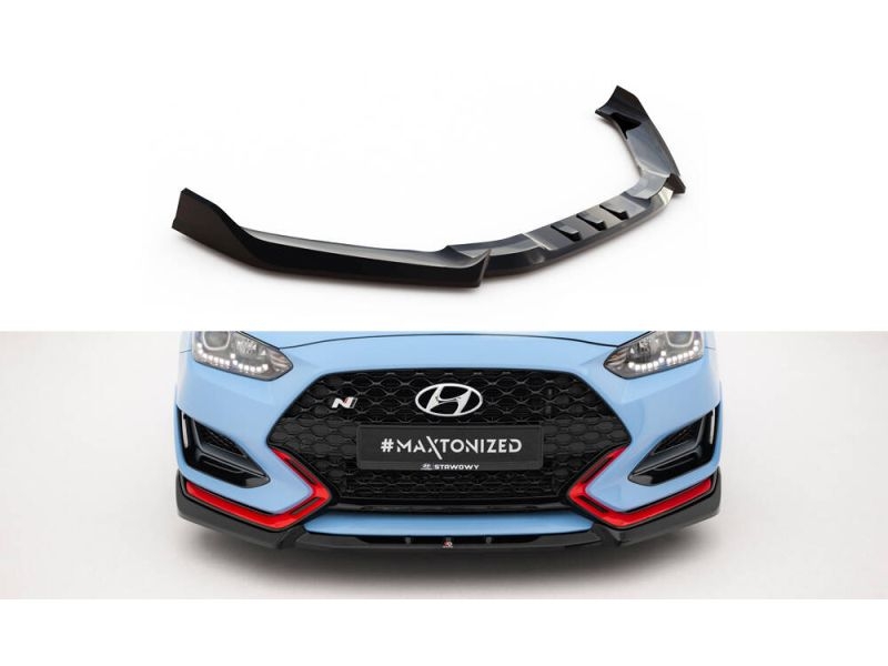 Peça - Spoiler / Lip Dianteiro V2 Para Hyundai Veloster N Mk2 2018-