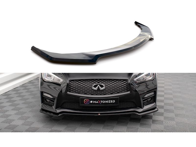 Peça - Spoiler / Lip Dianteiro V1 Para Infiniti Q50 S Mk1 2013-2016