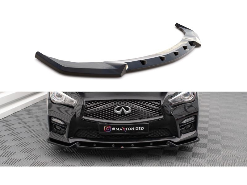 Peça - Spoiler / Lip Dianteiro V2 Para Infiniti Q50 S Mk1 2013-2016