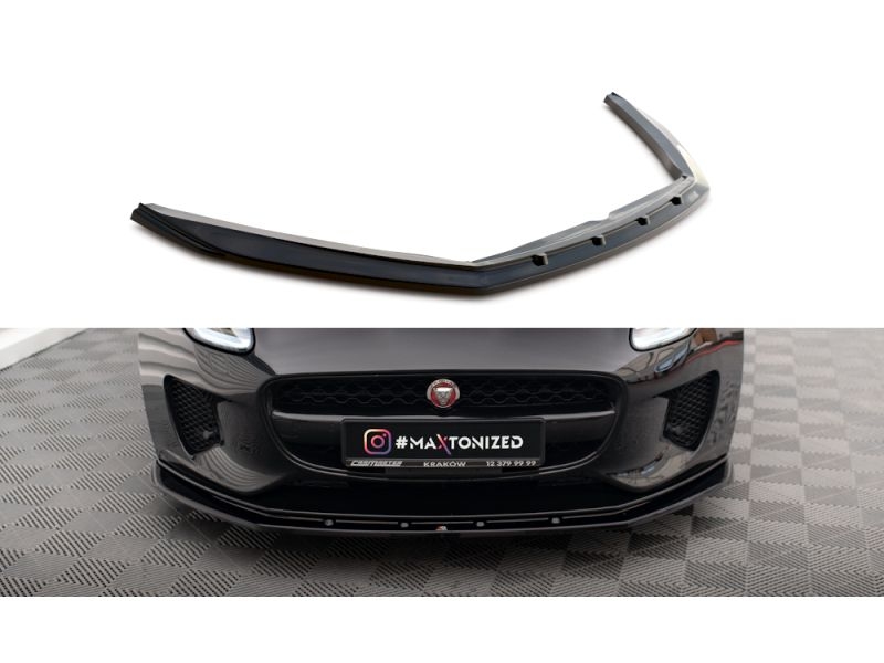 Peça - Spoiler / Lip Dianteiro V1 Para Jaguar F-Type Mk1 2016-2020