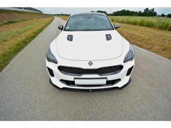 SPOILER / LIP DIANTEIRO V2 PARA KIA STINGER MK1 2017-2023