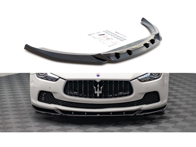 Peça - Spoiler / Lip Dianteiro V1 Para Maserati Ghibli Mk3 2013-201