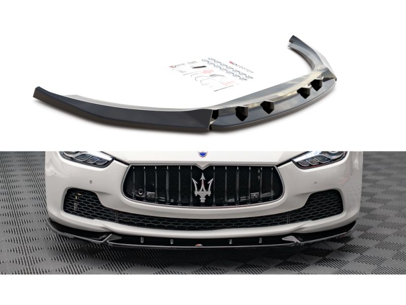 Peça - Spoiler / Lip Dianteiro V2 Para Maserati Ghibli Mk3 2013-201