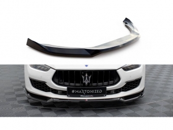 SPOILER / LIP DIANTEIRO V1 PARA MASERATI GHIBLI MK3 2017-2020