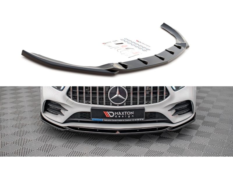 Peça - Spoiler / Lip Dianteiro V5 Para Mercedes Clase A A35 Amg / A