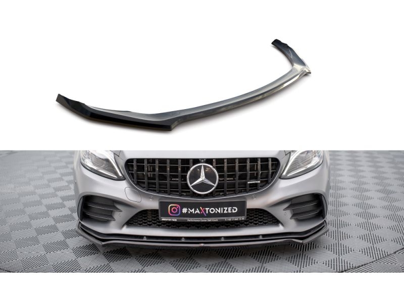 Peça - Spoiler / Lip Dianteiro V1 Para Mercedes Clase C W205 C43 Am