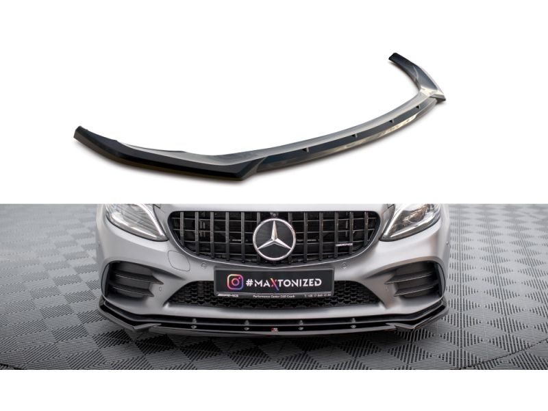 Peça - Spoiler / Lip Dianteiro V2 Para Mercedes Clase C W205 C43 Am