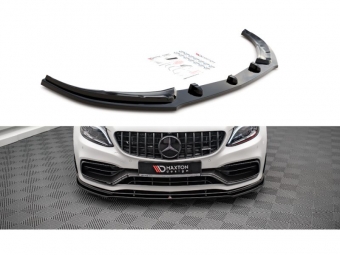 SPOILER / LIP DELANTERO V1 PARA MERCEDES CLASE C C63 COUPE AMG AERO C205 2018-2021