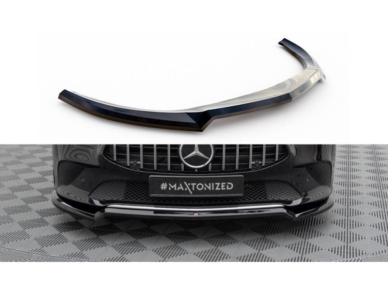 Peça - Spoiler / Lip Dianteiro V1 Para Mercedes Cla W118 2019-2023