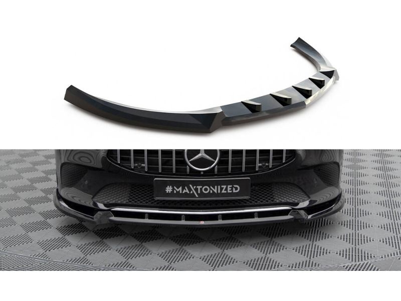 Peça - Spoiler / Lip Dianteiro V2 Para Mercedes Cla W118 2019-2023