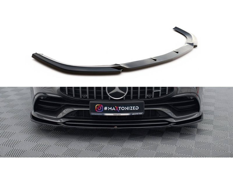 Peça - Spoiler / Lip Dianteiro V1 Para Mercedes Amg Gt 53 Coupe 201