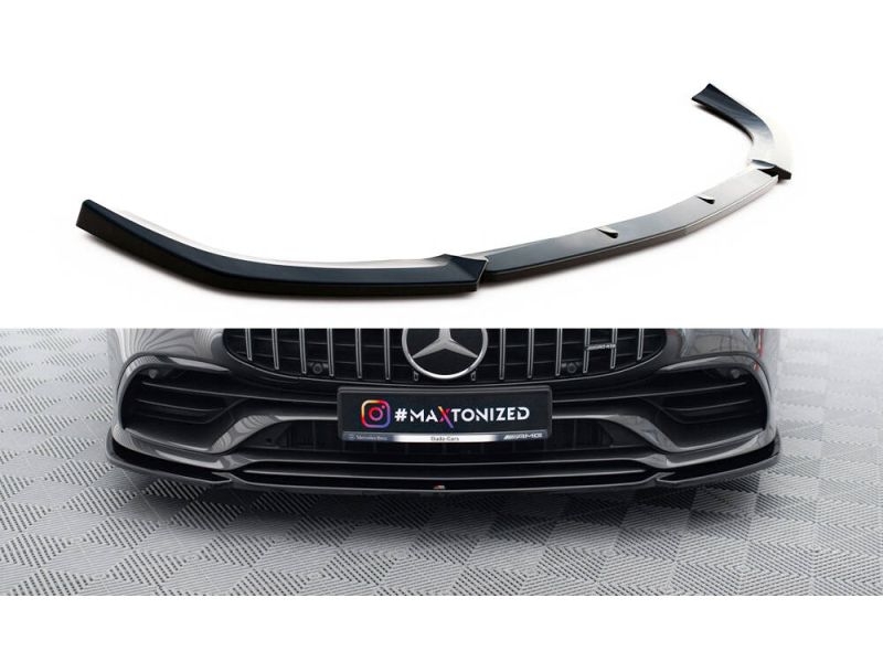 Peça - Spoiler / Lip Dianteiro V2 Para Mercedes Amg Gt 53 Coupe 201