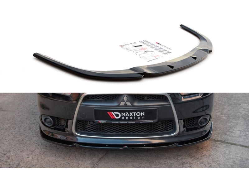 Peça - Spoiler / Lip Dianteiro Para Mitsubishi Lancer Mk8 Sportback