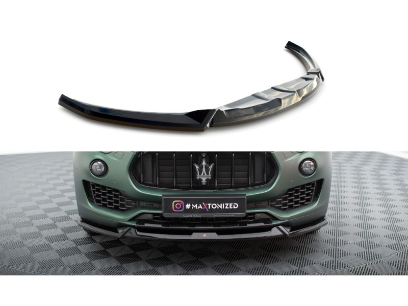 Peça - Spoiler / Lip Dianteiro V1 Para Maserati Levante Mk1 2016-