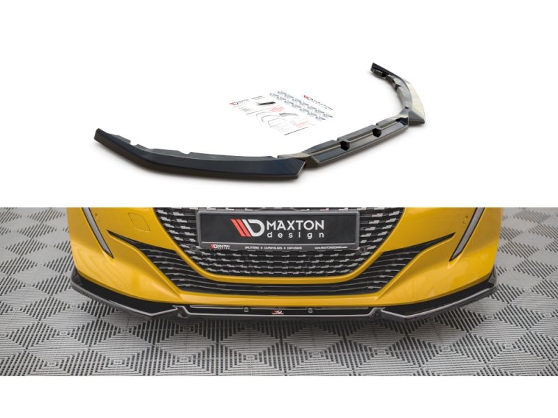 Peça - Spoiler / Lip Dianteiro V1 Para Peugeot 208 Mk2 2019-