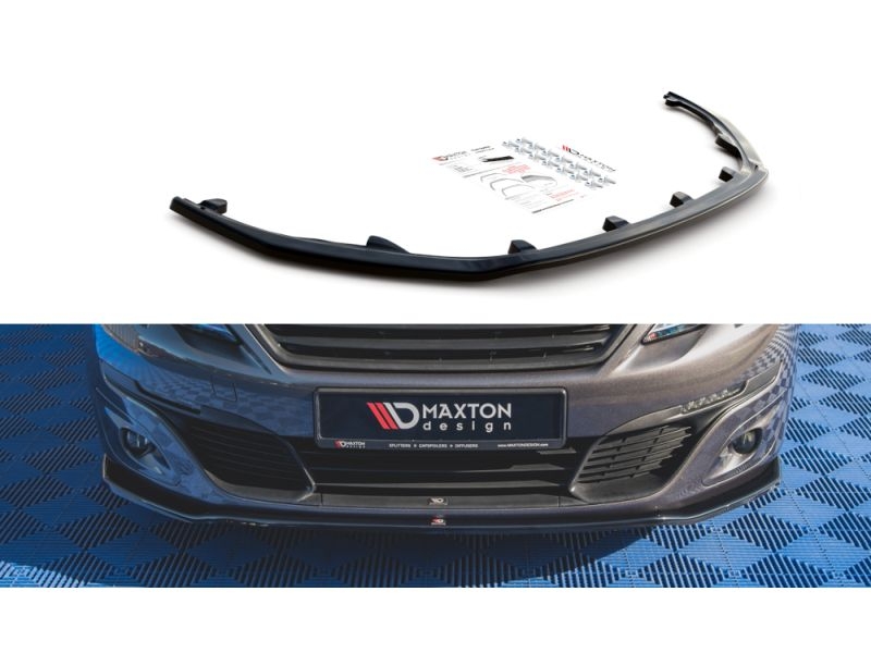 Peça - Spoiler / Lip Dianteiro V1 Para Peugeot 308 Mk2 2017-2021