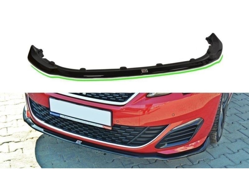 Peça - Spoiler / Lip Dianteiro V1 Para Peugeot 308 Ii Gti 2015-2017