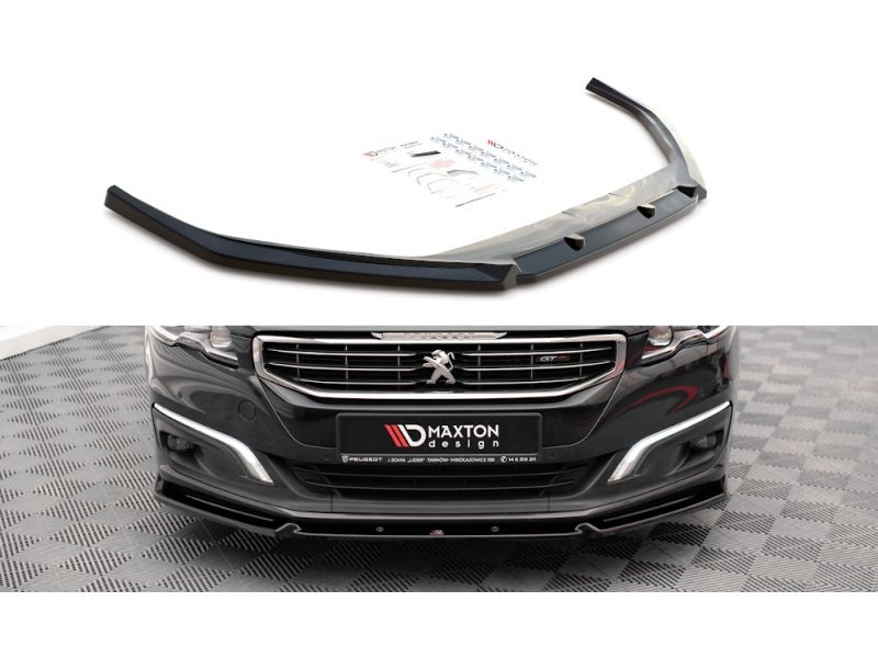 Peça - Spoiler / Lip Dianteiro V1 Para Peugeot 508 Gt Mk1 2014-2018