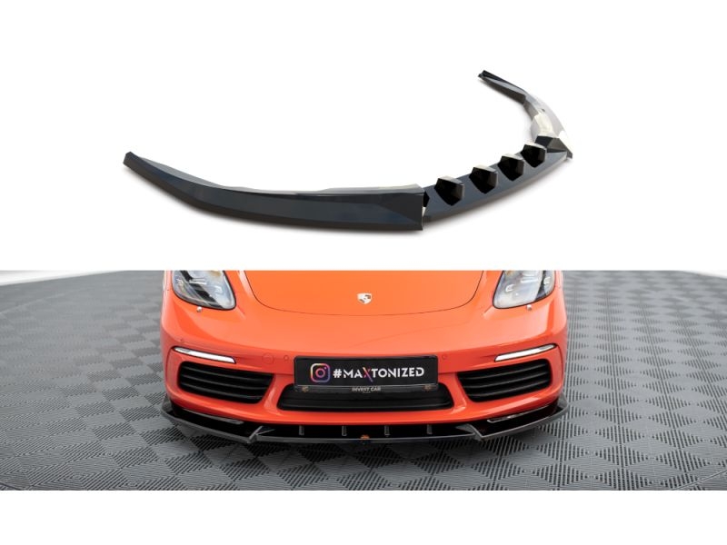 Peça - Spoiler / Lip Dianteiro V1 Para Porsche 718 Cayman 982C 2016