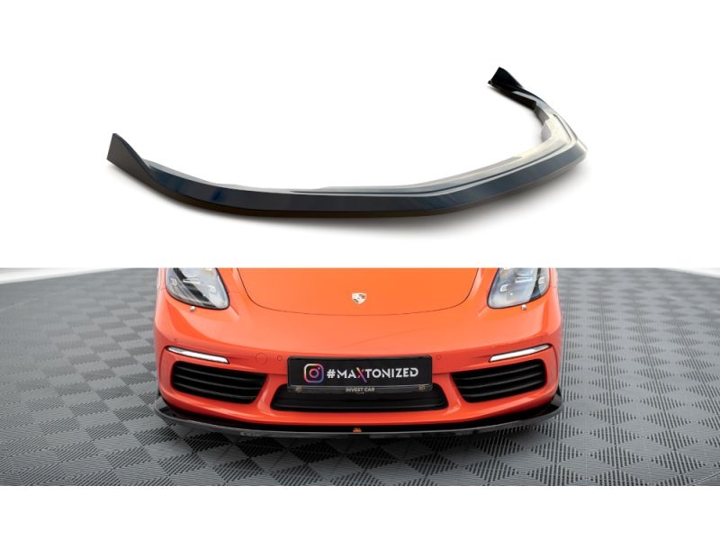 Peça - Spoiler / Lip Dianteiro V2 Para Porsche 718 Cayman 982C 2016