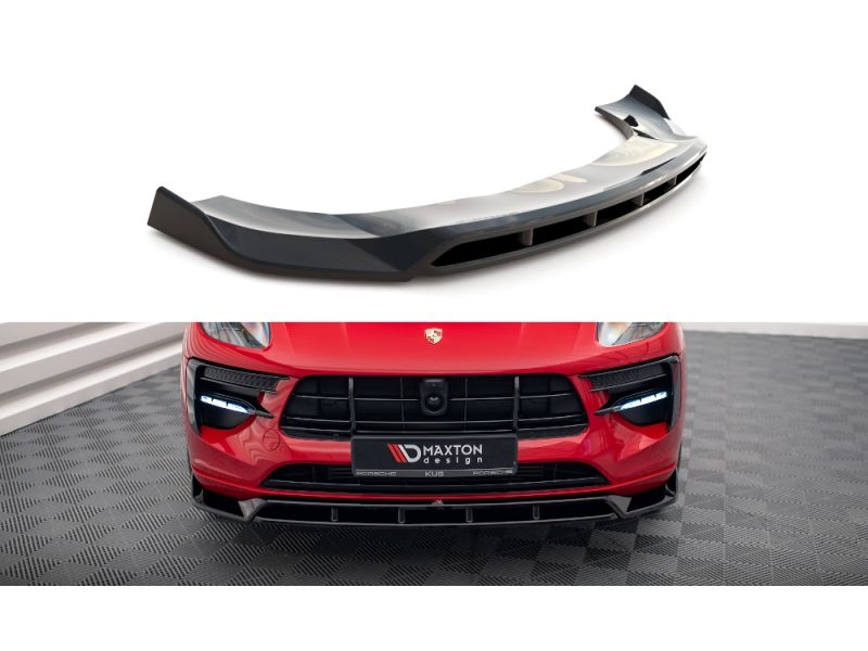 Peça - Spoiler / Lip Dianteiro V2 Para Porsche Macan Gts / Sport Mk