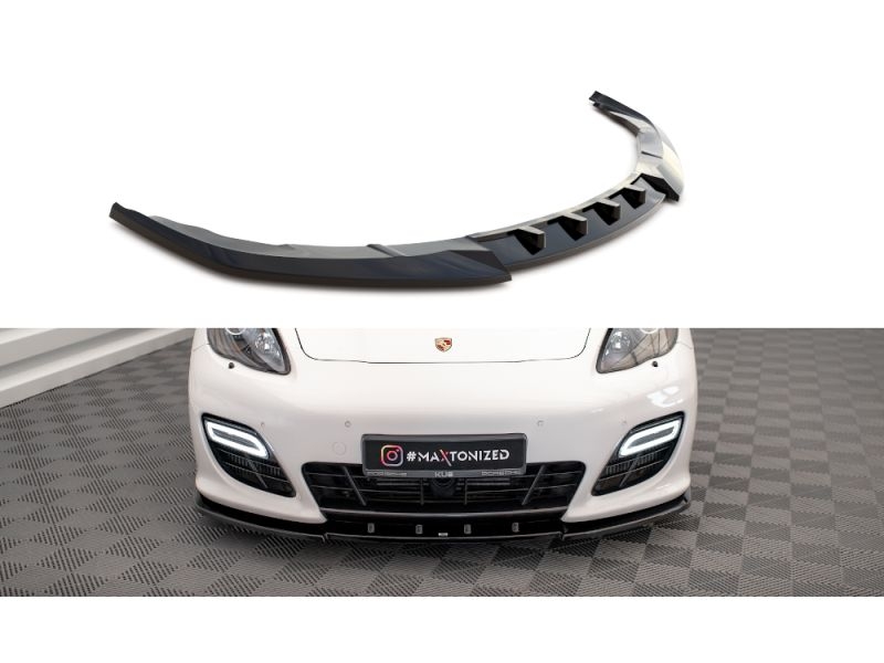 Peça - Spoiler / Lip Dianteiro V1 Para Porsche Panamera Turbo Sport