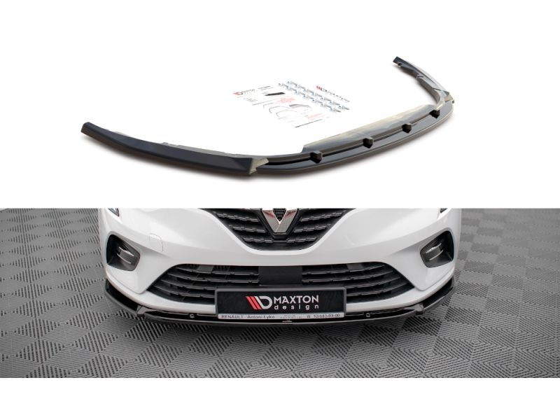 Peça - Spoiler / Lip Dianteiro V2 Para Renault Clio Mk5 2019-2023