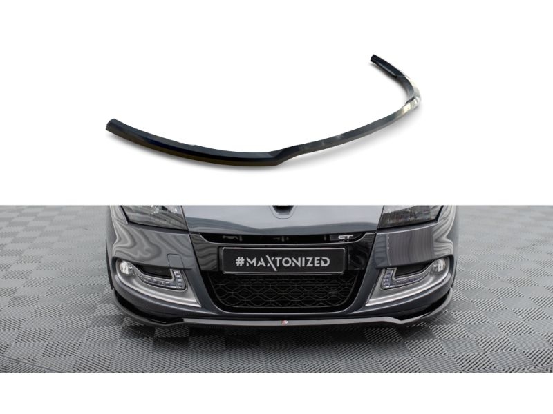 Peça - Spoiler / Lip Dianteiro V1 Para Renault Megane Mk3 Gt 2012-2